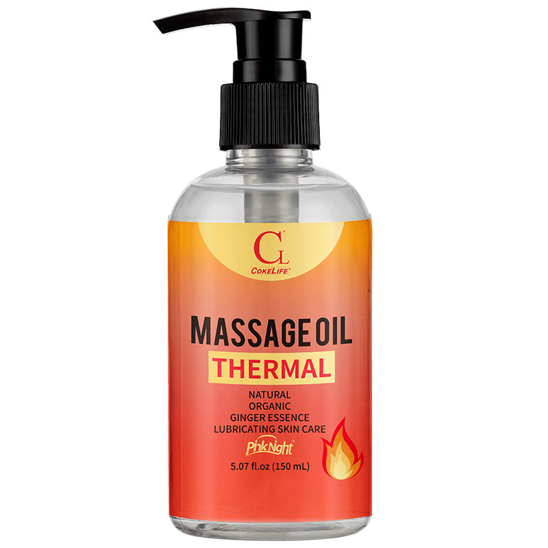 COKELIFE Warming Massage Oil – Lavender Scented Spa Body & Back Relaxation Oil
