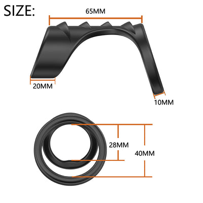 Silicone Cock Ring – Adjustable Foreskin & Stimulating Male Pleasure Ring