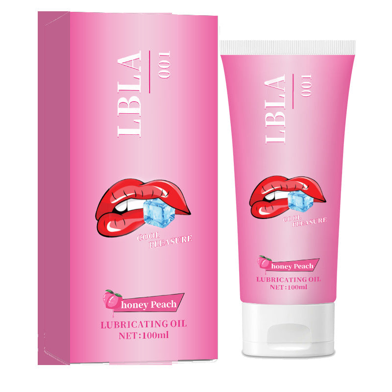 Flavored Personal Lubricant – Strawberry / Peach, Smooth Edible Intimate Gel for Couples