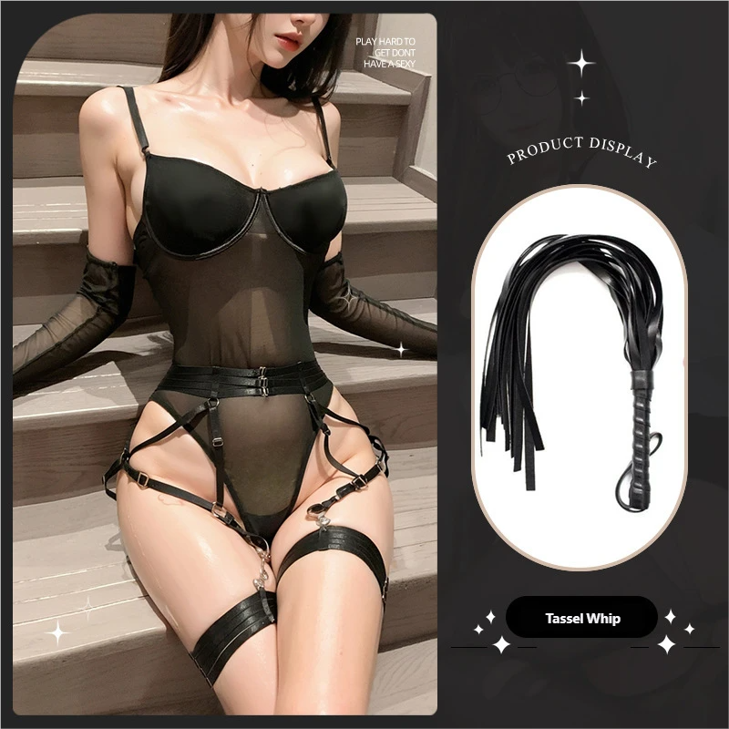 Sexy Lace Push-Up Shaping Bodysuit with Leg Harness – Slimming Lingerie for Petite Busts