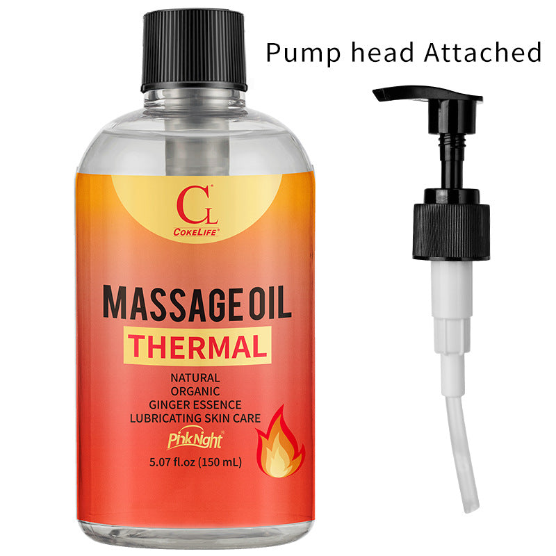COKELIFE Warming Massage Oil – Lavender Scented Spa Body & Back Relaxation Oil