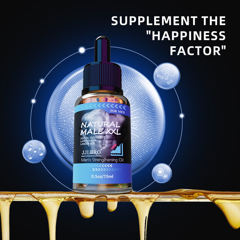 Natural Male Enhancement Oil, Body Gel for Private Part, Men's Re-Vitalize Enlargement Cream, Enhance Size and Performance – Get Bigger Thicker and Stronger (Male XXL)