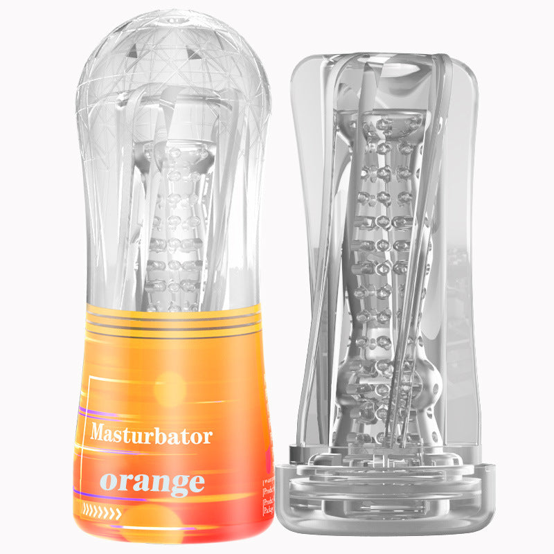 Crystal Male Masturbator – Multi-Channel Adult Toy for Pleasure and Endurance Training