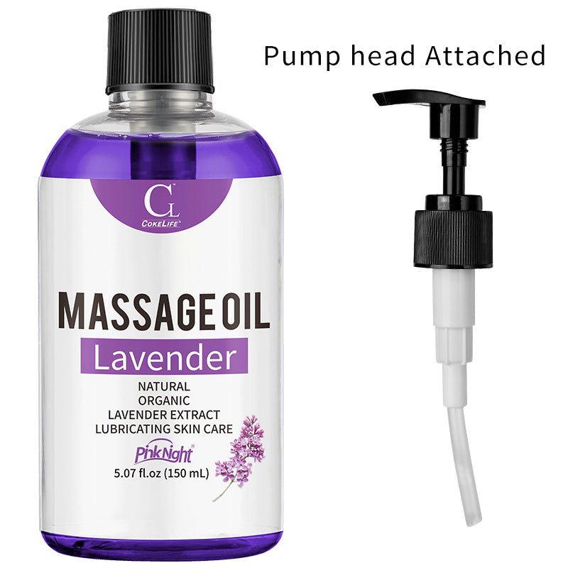 COKELIFE Warming Massage Oil – Lavender Scented Spa Body & Back Relaxation Oil