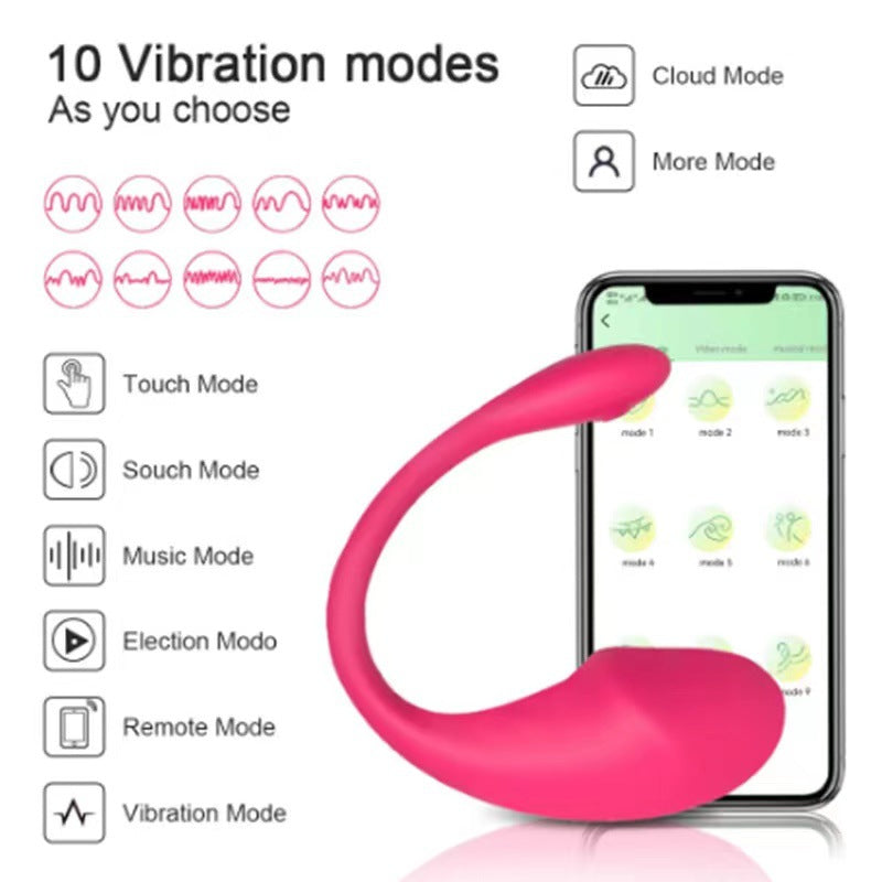 APP Remote Control Tadpole Vibrator – Powerful Wireless Jump Egg for Women, Body-Safe Silicone Clitoral & G-Spot Massager, Adult Pleasure Toy