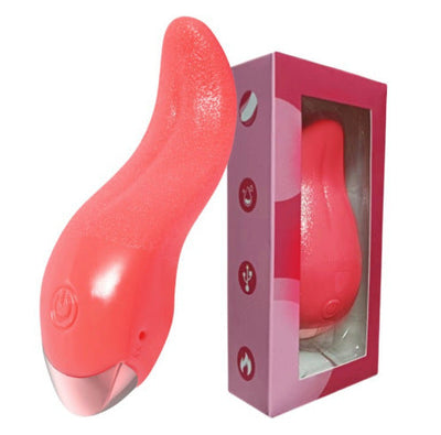 Rechargeable Vibrating Tongue Licking Stimulator – Silent Female Masturbator