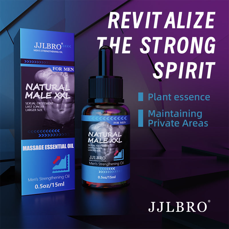 Natural Male Enhancement Oil, Body Gel for Private Part, Men's Re-Vitalize Enlargement Cream, Enhance Size and Performance – Get Bigger Thicker and Stronger (Male XXL)