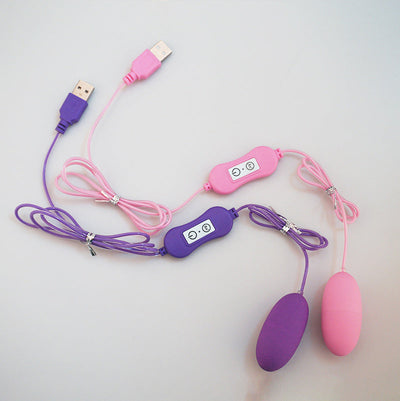 USB Rechargeable Multi-Frequency Jump Egg – Strong Vibration, Silent, Adult Pleasure for Men & Women