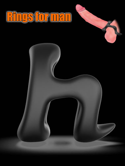 Silicone Cock Ring – Adjustable Foreskin & Stimulating Male Pleasure Ring