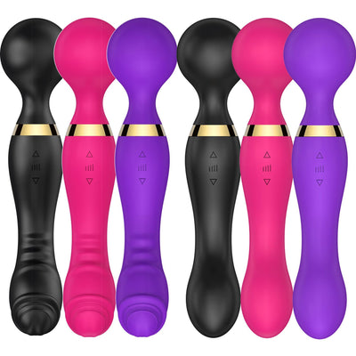 10-Frequency Dual-Head AV Vibrator – Strong Shock, G-Spot Massage, Multi-Mode Pleasure for Women