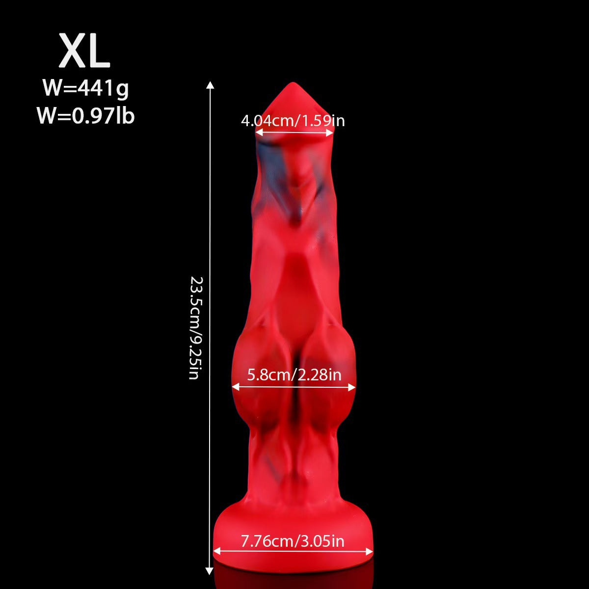 Textured Wolf-Inspired Silicone Fantasy Trainer – Ultra-Soft Adult Pleasure Toy