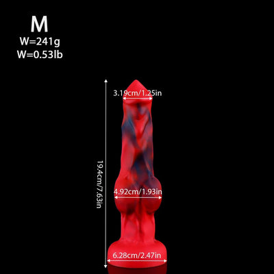 Textured Wolf-Inspired Silicone Fantasy Trainer – Ultra-Soft Adult Pleasure Toy