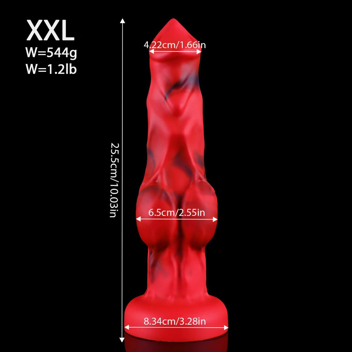 Textured Wolf-Inspired Silicone Fantasy Trainer – Ultra-Soft Adult Pleasure Toy