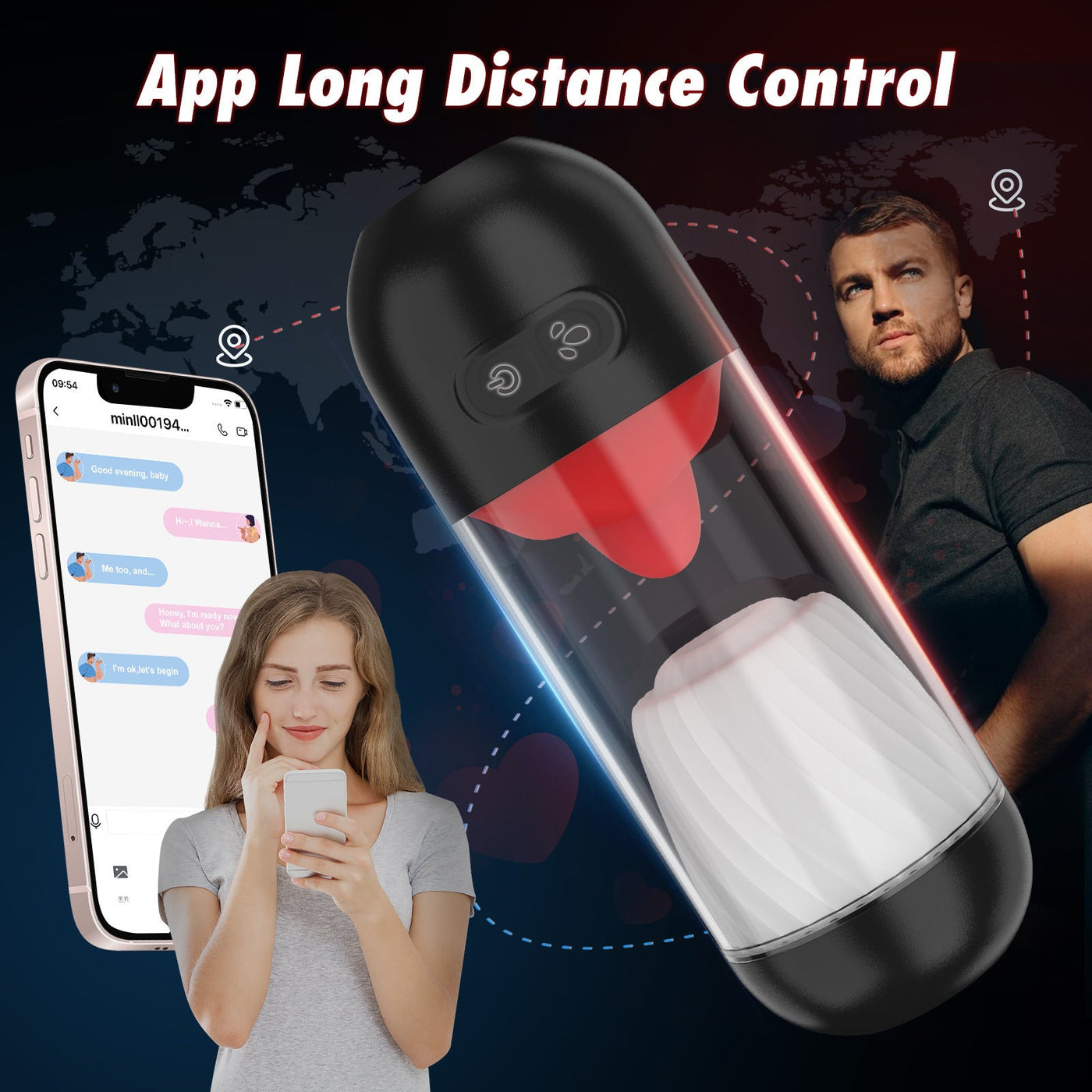 Cross-Border Male Masturbation Toy Zero-Point Fully Automatic Aircraft Cup App Controlled Tongue Electric Training Sex Toy