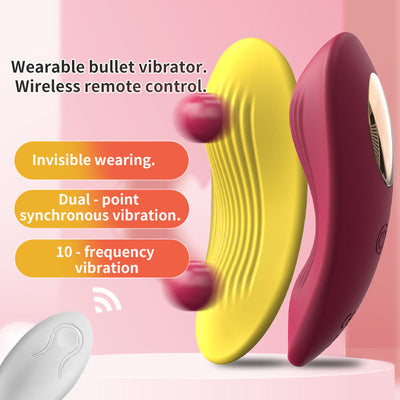 Wireless Remote Wearable Vibrator – 9-Mode Powerful Vibration Egg for Women, Invisible Portable Pleasure Toy