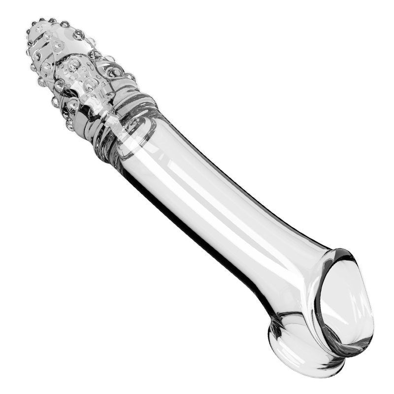 Vibrating Penis Sleeve with Spikes – Extended Wear Cock Ring for Delay & Locking