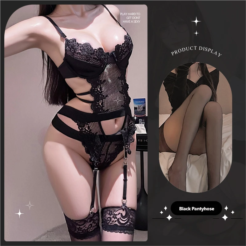 Erotic One-Piece Lingerie with Underwire – Sheer Mesh Bodysuit for Seductive Styling