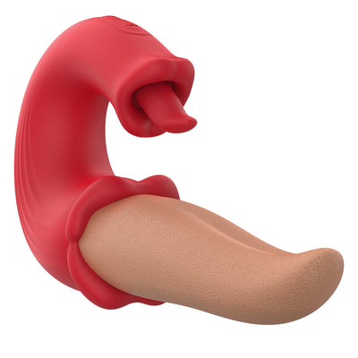 Sensual Tongue Licking Vibrator – Teasing Toy for Intimate Pleasure