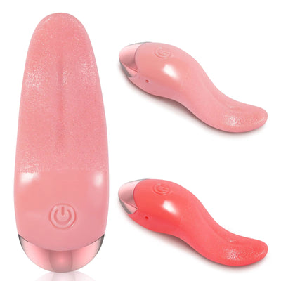 Rechargeable Vibrating Tongue Licking Stimulator – Silent Female Masturbator