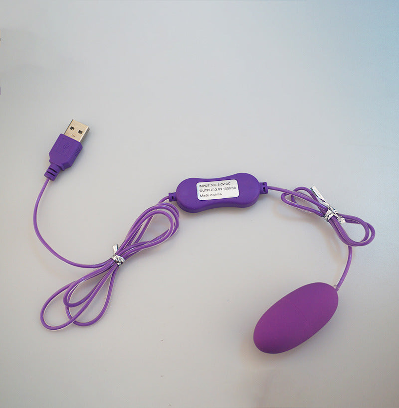 USB Rechargeable Multi-Frequency Jump Egg – Strong Vibration, Silent, Adult Pleasure for Men & Women