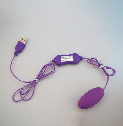 USB Rechargeable Multi-Frequency Jump Egg – Strong Vibration, Silent, Adult Pleasure for Men & Women