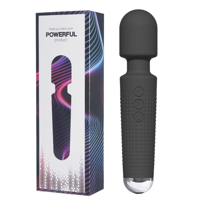 8-Speed 20-Frequency Rechargeable AV Vibrator – Waterproof, Strong Vibration, Silent, Multi-Mode Pleasure for Women