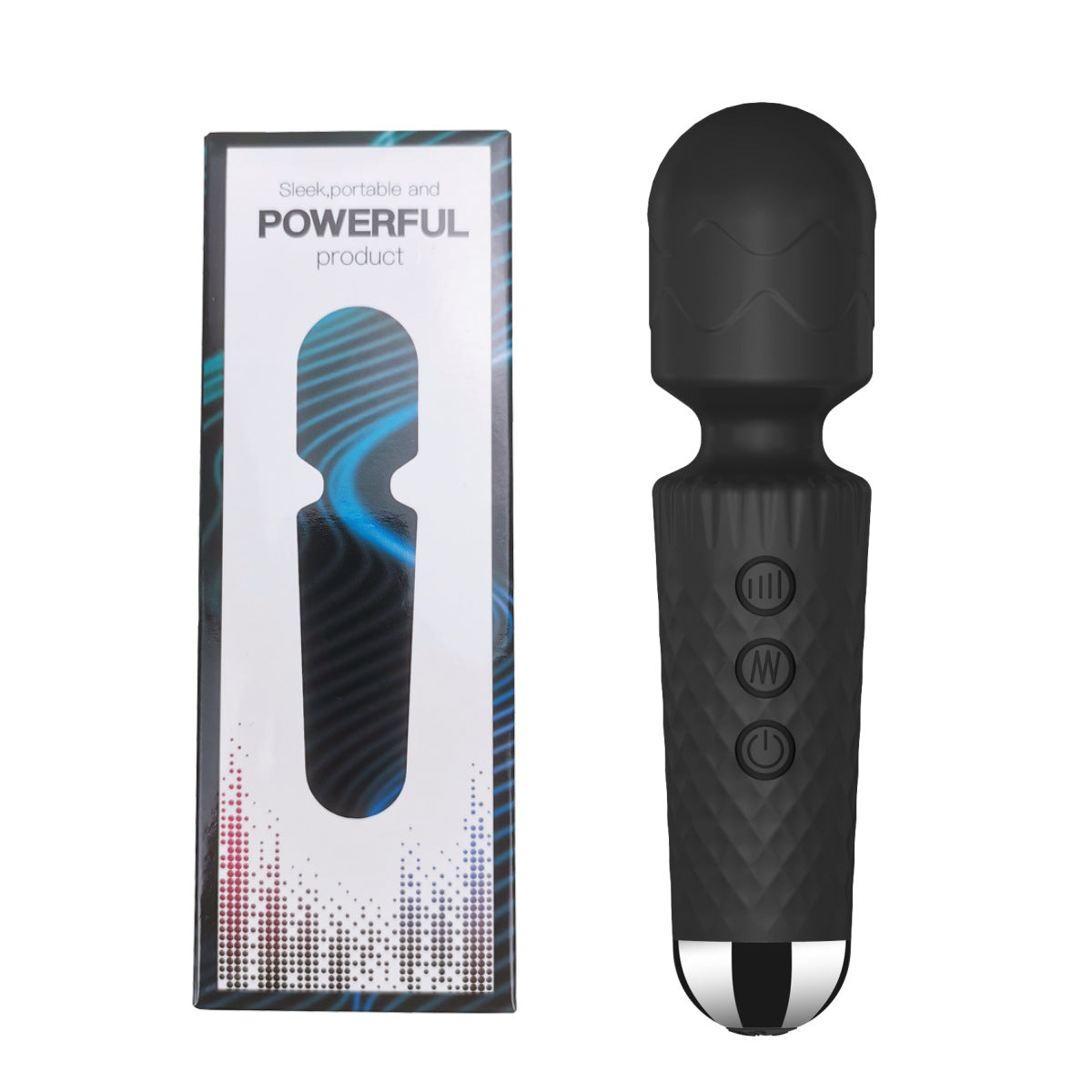 8-Speed 20-Frequency Rechargeable AV Vibrator – Waterproof, Strong Vibration, Silent, Multi-Mode Pleasure for Women