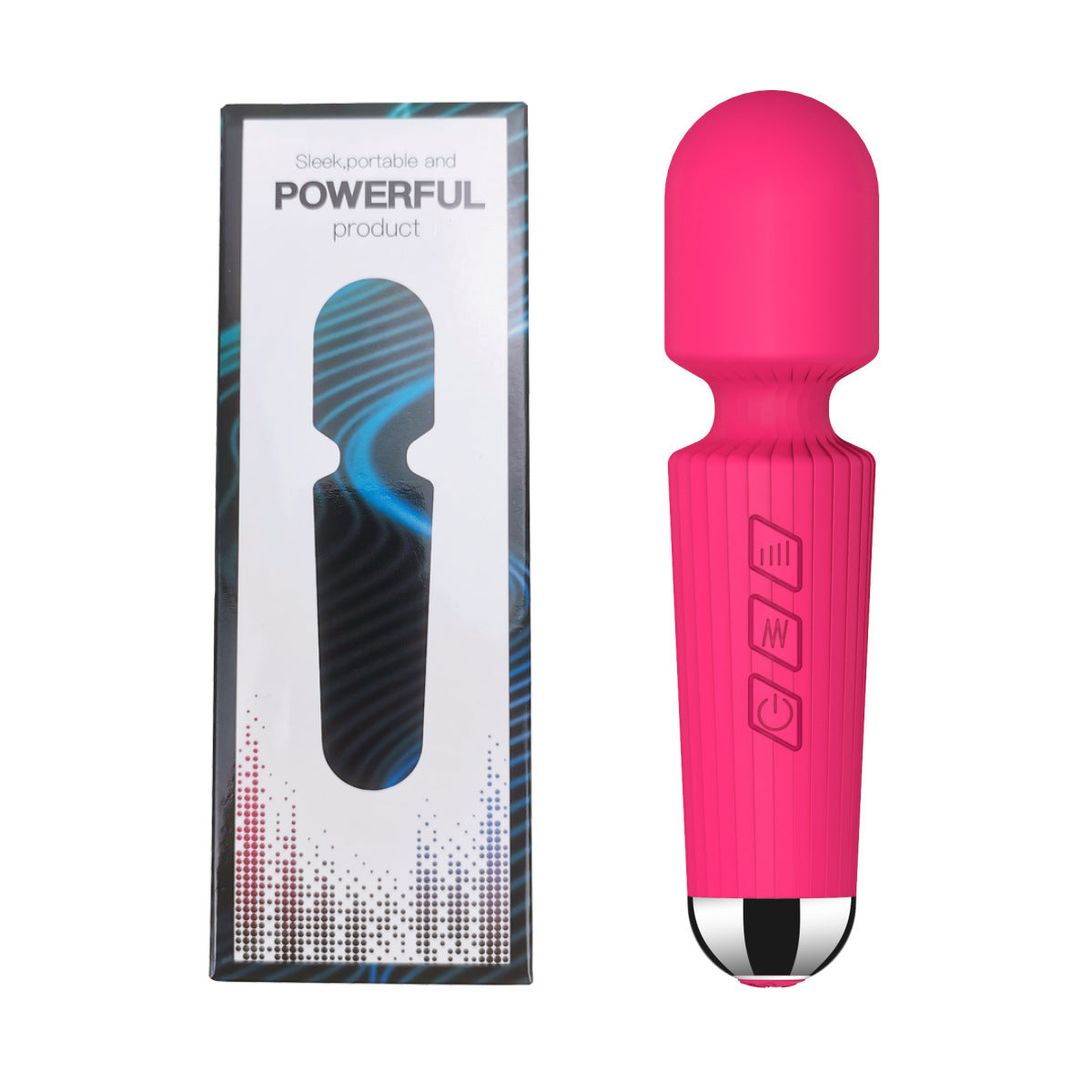 8-Speed 20-Frequency Rechargeable AV Vibrator – Waterproof, Strong Vibration, Silent, Multi-Mode Pleasure for Women