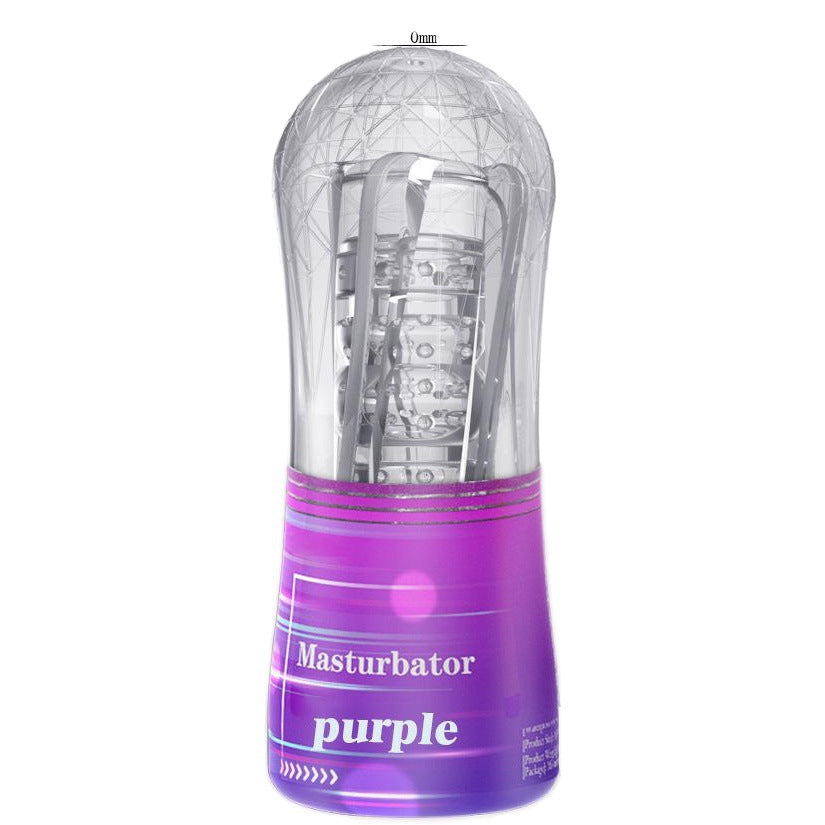 Crystal Male Masturbator – Multi-Channel Adult Toy for Pleasure and Endurance Training