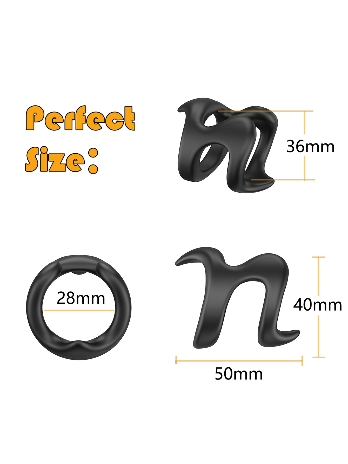 Silicone Cock Ring – Adjustable Foreskin & Stimulating Male Pleasure Ring