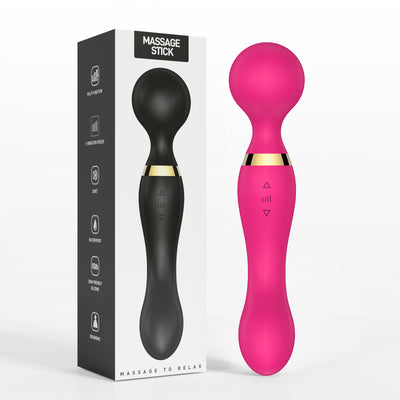 10-Frequency Dual-Head AV Vibrator – Strong Shock, G-Spot Massage, Multi-Mode Pleasure for Women