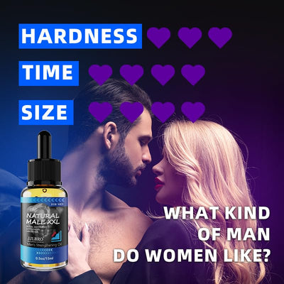 Natural Male Enhancement Oil, Body Gel for Private Part, Men's Re-Vitalize Enlargement Cream, Enhance Size and Performance – Get Bigger Thicker and Stronger (Male XXL)