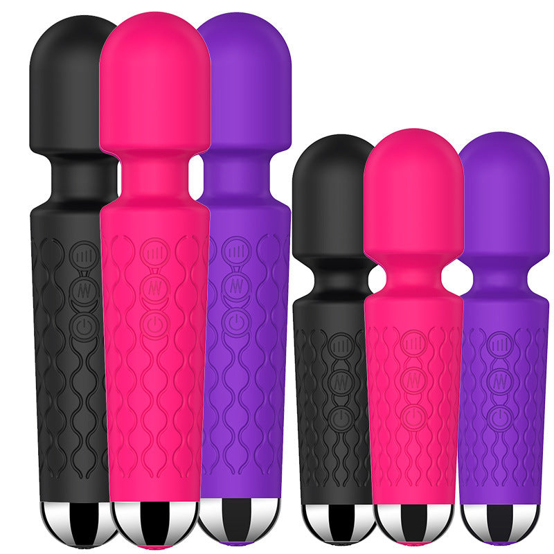 8-Speed 20-Frequency Rechargeable AV Vibrator – Waterproof, Strong Vibration, Silent, Multi-Mode Pleasure for Women