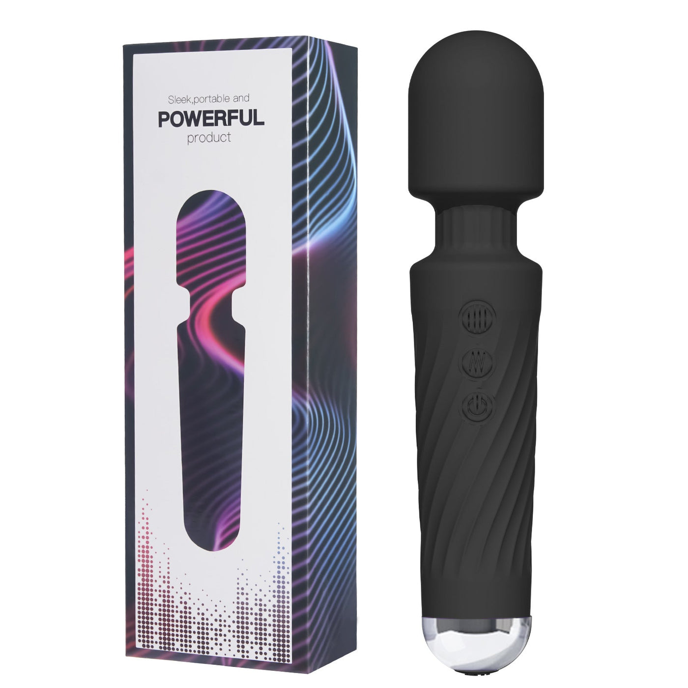 8-Speed 20-Frequency Rechargeable AV Vibrator – Waterproof, Strong Vibration, Silent, Multi-Mode Pleasure for Women